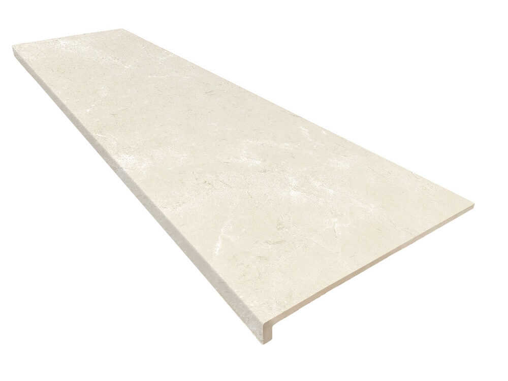 MARBLES 48 PELDANYO RECTO 120 CREMA MARFIL 33X120X3CM