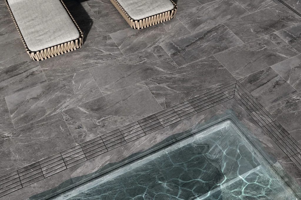 Grey Porcelain Pool - Exagres