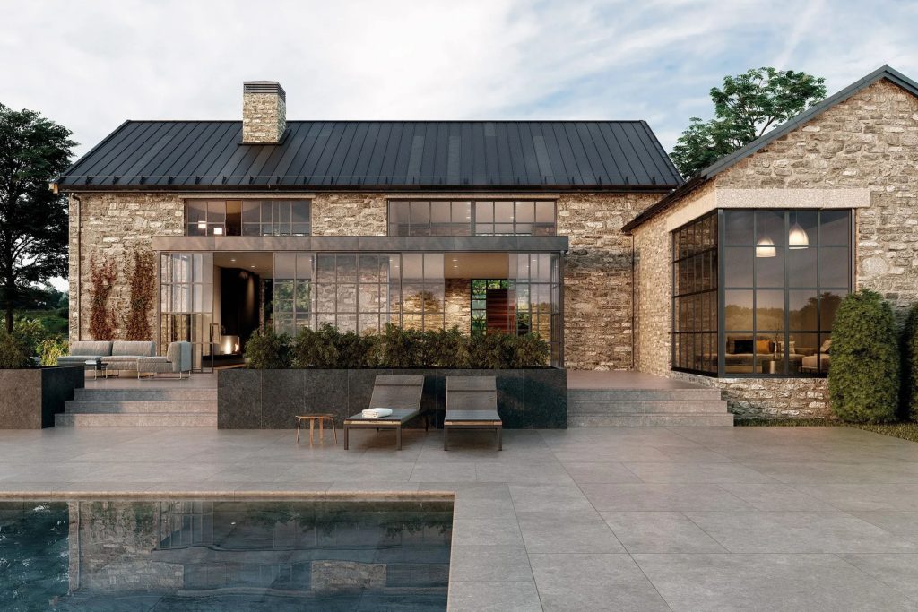 Grey Porcelain Pool - Exagres